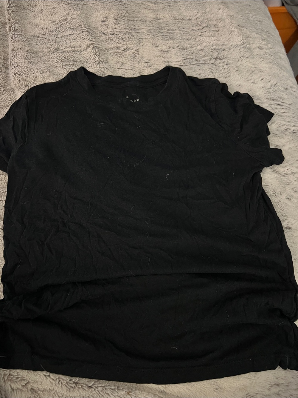 5/$10 item a new day Black Short Sleeve Crew Neck Tee